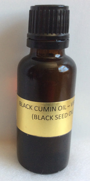 BLACK CUMIN -  ORGANIC BLACK SEED OIL (1 OZ)