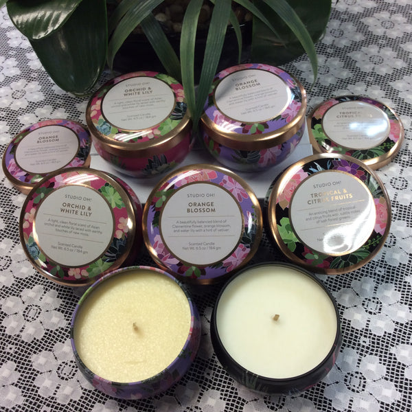 Studio Oh! Travel Tin Hand-poured Scented Candle Available In 3 Fragrances