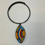 Maasai Inspired Design Beaded Choker Necklace