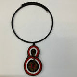 Maasai Inspired Design Beaded Choker Necklace