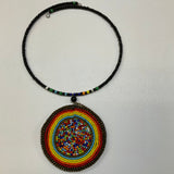 Maasai Inspired Design Beaded Choker Necklace