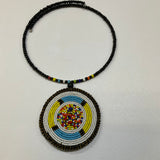 Maasai Inspired Design Beaded Choker Necklace