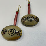 African Inspired Design Statement Earrings