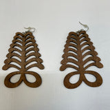 Boho-Chic Wooden Earrings