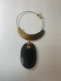Horn & Resin Statement Necklace