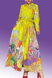 N By Nancy Multicolor Unicorn Print Dress